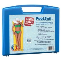 Poolsan Kit Complet De Desinfection - 100% Sans Chlore - Pour Piscines