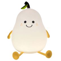 Veilleuse Pour Enfant Série Poire Beylo Ambiance Douce Et Apaisante Blanc Wondee