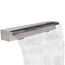 Lame D'eau Rectangulaire Pour Piscine Acier Inoxydable 90cm
