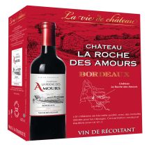 Chateau La Roche Des Amours - Vin Rouge A.o.p. Bordeaux Chateau La Roche Des Amours - 3l
