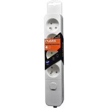 Multiprise - 4 Prises - Avec Interrupteur, Câble 1,5m