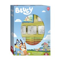 Ensemble De Tampons Bluey Multiprint Avec 4 Timbres En Bois