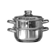 Marmite Artame Cuit Vapeur 20cm Acier Inoxydable 3 Pièces