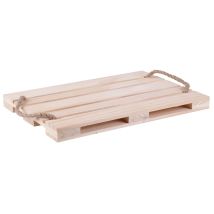Plateau De Présentation En Bois Palette - L. 38 X L. 28 Cm