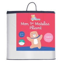 Matelas Pliant Bébé 60x120cm - Matelas De Voyage - Déhoussable -fabrication Française
