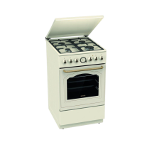 Cuisinière Mixte Gore Gks5b70cli 70l Couleur Crème