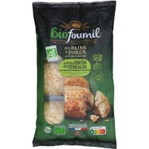 Biofournil - Pain Bio Pavés Céréales À Cuire Biofournil - Les 6 Pavés De 60g