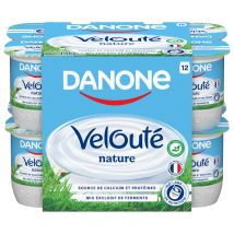 Yaourts Brassé Nature Danone Veloute