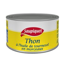 Saupiquet - Morceaux De Thon À L'huile De Tournesol Saupiquet - La Boite De 400g