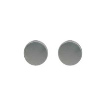 Paire De Rosace Ronde Pour Porte - Borgne - Inox 304 Brossé Mat