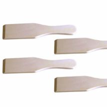 Set De 4 Spatules En Bois Pour La Cuisine - Ustensiles Gastronomiques De Qualité