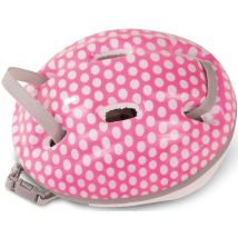 Casque Vélo Points Blancs Poupée Bébé