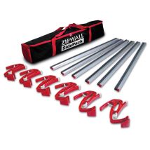 Pack D'étanchéité Mural 6 Rails Et 6 Pinces - Zipwall - Zip-sdpk