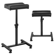 Repose-pieds Cosmétique Pour Pédicure, Réglable En Hauteur Jusqu'à 75 Cm, Jusqu'à 80 Kg - Noir