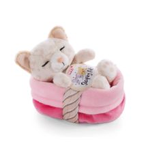 Peluche Animal Endormi - Leopard Rose