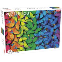 Tactic Puzzle 500 Pcs Rainbow Butterflies