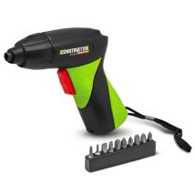 Tournevis Rechargeable 3.6v Lithium 1.3ah - Mandrin Hex 1/4 - 2.5 Nm - Avec 10 Embout