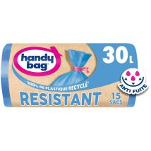 Sac Poubelle Avec Résistant 30l Handy Bag