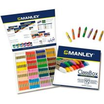 Crayons Gras De Couleur Manley Classbox 192 Pièces Multicouleur