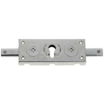 Serrure De Rideau Métallique Multipoints Acier Zingué 155 X 55 Mm Prefer