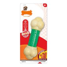 Jouet Pour Chien Nylabone Extreme Chew Double Action Bacon Menthe 2 En 1 Caoutchouc Taille M Nylon