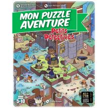 Mon Puzzle Aventure Petits Détectives Puzzle Carton Multicolore Boîte 20 X 26 X 6 Cm Game Flow