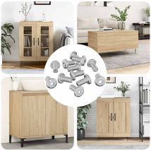 Vis De Verrou Uni 4865 Pcs Argenté Acier Vidaxl