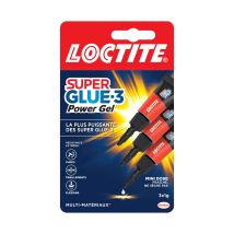 Super Glue - Colle Super Glue-3 Power Flex Loctite - Les 3 Tubes De 1g