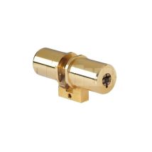 Cylindre Monobloc Double-entrée Laiton Doré 40x40 Mm Pollux 954
