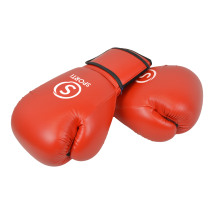 Paire De Gants De Boxe Rouge Sporti