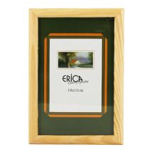 Cadre Photo - Bois Naturel - Pour Photo 10 X 15 Cm - Vitre En Verre