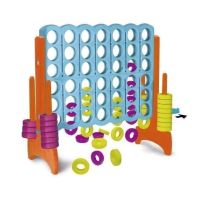 Aire De Jeux Puissance 4 Géant - Plastique Anti-uv - Feber - Avec 21 Anneaux