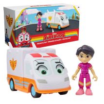Van Der Meulen Firebuds Voiture Jouet Violet Et Axl Véhicule Interactif