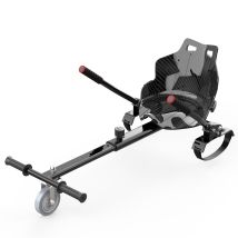 Hoverkart Pour Hoverboards, Siège Kart Longueur Ajustable, Compatible Avec Hoverboards De 6,5" 8,5" Et 10",noir