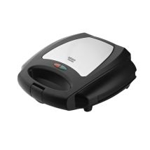 Haeger Sm-75g.003a Gaufrier Et Appareil À Croque-monsieur 750 W Noir, Acier