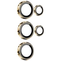 Protège Caméra Pour Samsung Galaxy S24 Ultra Verre Trempé 9h Dorée Enkay