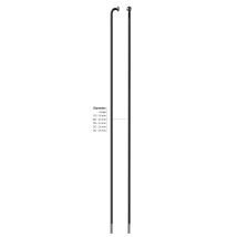 Roland Spaak 13-230 Leader En Acier Inoxydable Noir - Sans Mamelon (100 Unités)