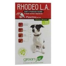 Rhodeo Longue Action Pipettes Répulsives Chien Moyen 10 À 25 Kg
