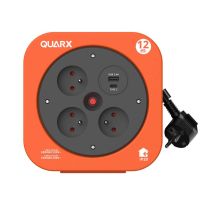 Enrouleur Ménager S-box 12 M, 3 Prises 16a + Usb A Et Usb C