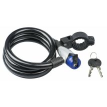 Câble Antivol En Spirale À Clés 1550 Longueur 150mm Burg 18060 0