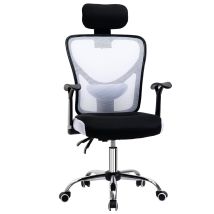 Chaise De Bureau Manager Réglable Inclinable Tissu Maille Polyester