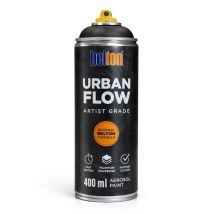 Bombe De Peinture - Noir Goudron - Belton - Urban Flow - 400ml - Haute Couvrance