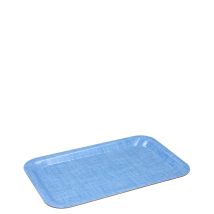 La Carafe - Petit Plateau Rectangulaire Vintage - Bleu Vintage