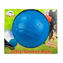 Ballon De Football Jolly Bleu - 20 Cm, Jouet Idéal Pour Chiens