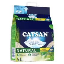 Catsan - Litière Végétale Agglomérante Extra Absorbante Natural Catsan - Le Sac De 5l