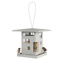 Umbra Bird Cafe Mangeoire Pour Oiseau Gris Plastique Support