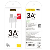 Câble Usb-lightning 3a Pour Iphone 1 M Blanc