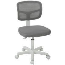 Chaise De Bureau Ergonomique Réglable Maille Noir
