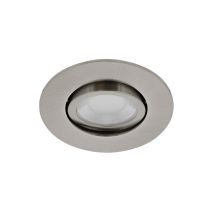 Spot Encastré Rond Orientable Dimmable 2700-3000-4000-6000k Nickel Satiné - Indigo