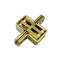 Charnière Encastrée Outillage Progress Laiton 65x30mm Cp0101